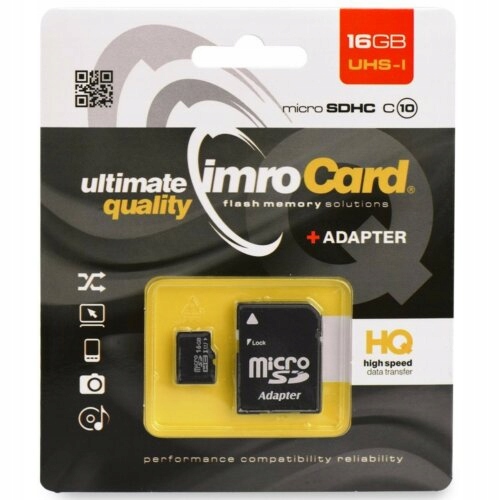 

Karta Pamięci Imro Micro Sdhc Sd KL10 16GB