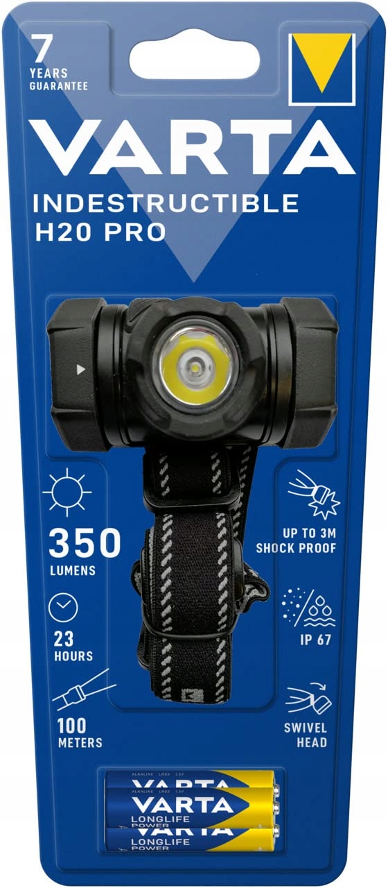 VARTA H20 Pro 4W LED Latarka Na Głowę Opaska — miniatura 2