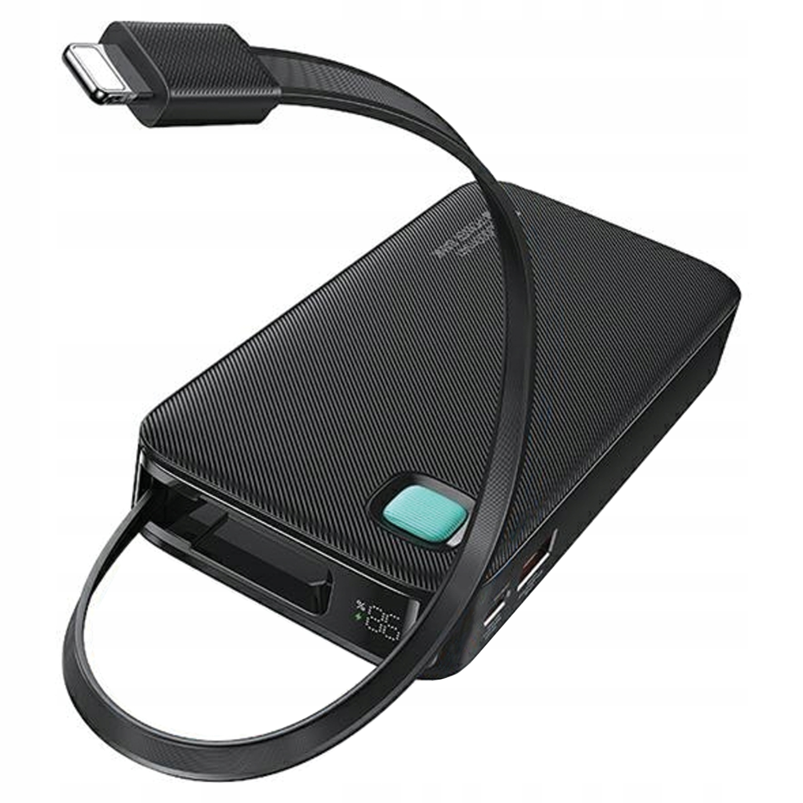 Usams Powerbanka s navíjecím kabelem Retractable Lightning 10000 mAh Pd 20W Fa