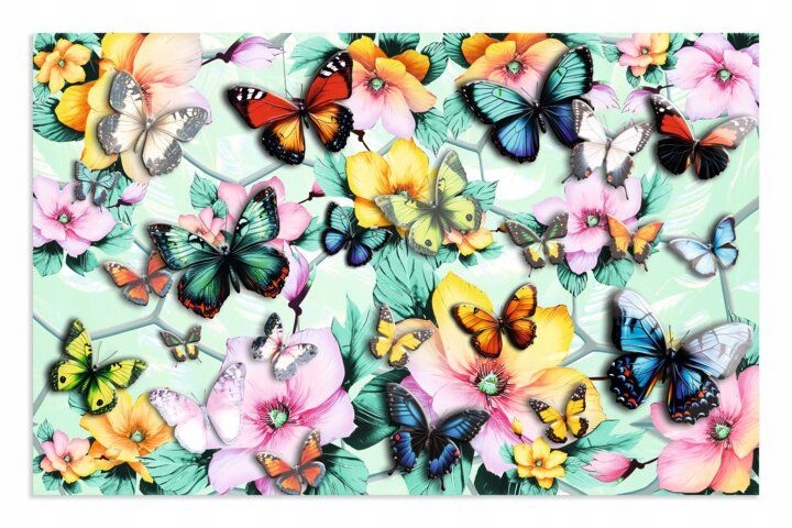 Podkładka na biurko, Motyle