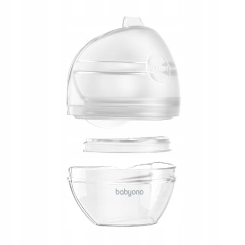 BABYONO Muszlowy laktator kolektor pokarmu MilkMe Kolor przezroczysty