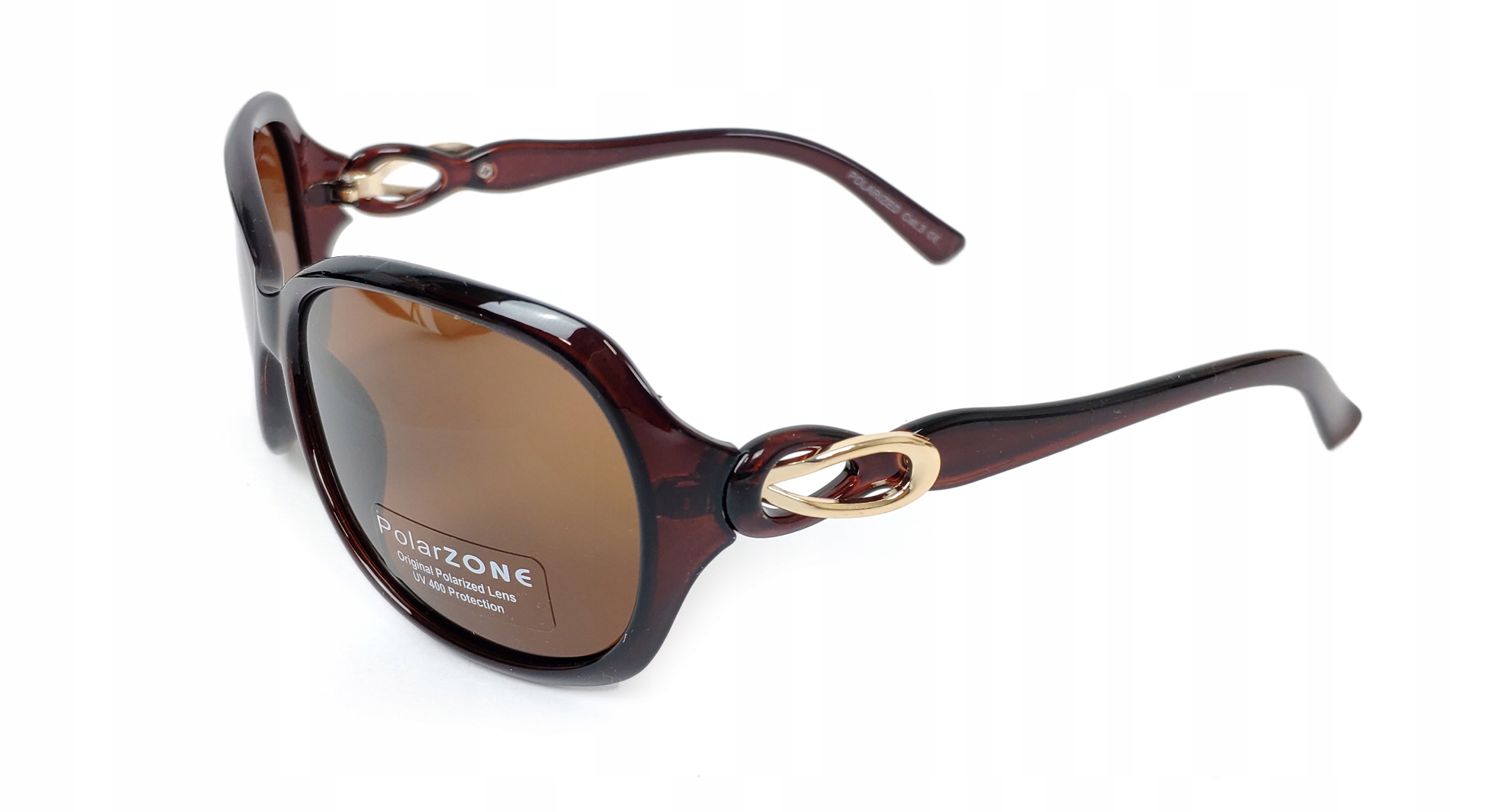 OKULARY POLARYZACYJNE DAMSKIE ETUI UV400 kierowców Marka PolarZONE