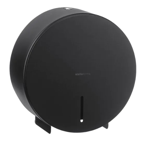 Stella Zásobník na papír v roli, průměr role 19 cm, černý mat 21.503A-B