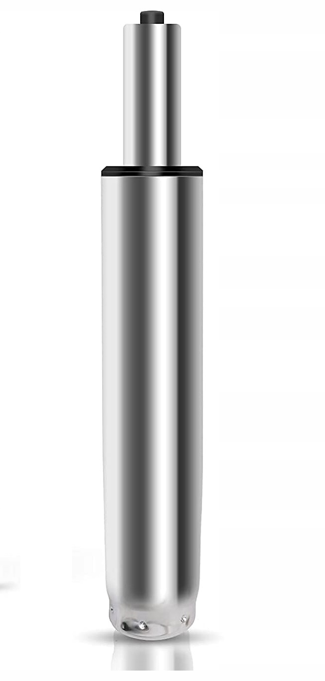 Zdvíhací mechanizmus tlmiča sedadla stoličky 200 mm Chrom 150 Kg 4 Kl Komplet