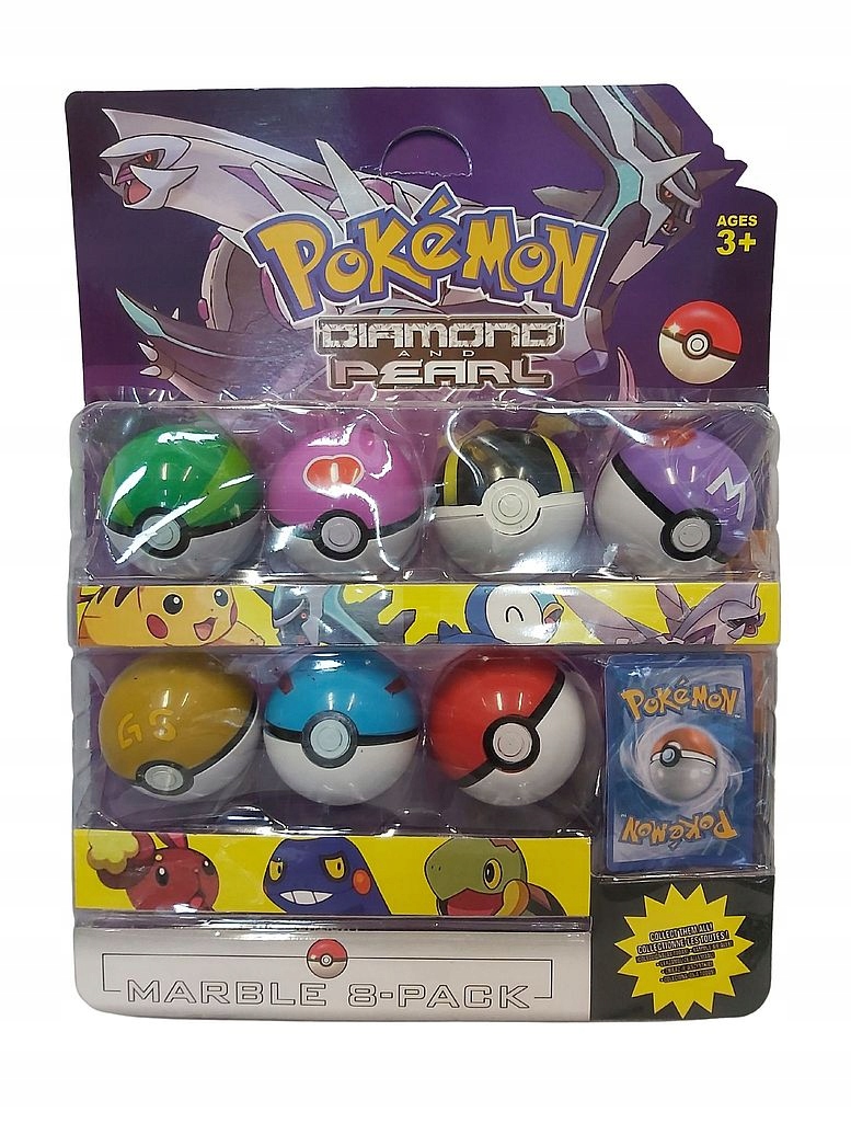 

Pokemon Go 7SZT Pokeball Figurki Karty Mega Zestaw