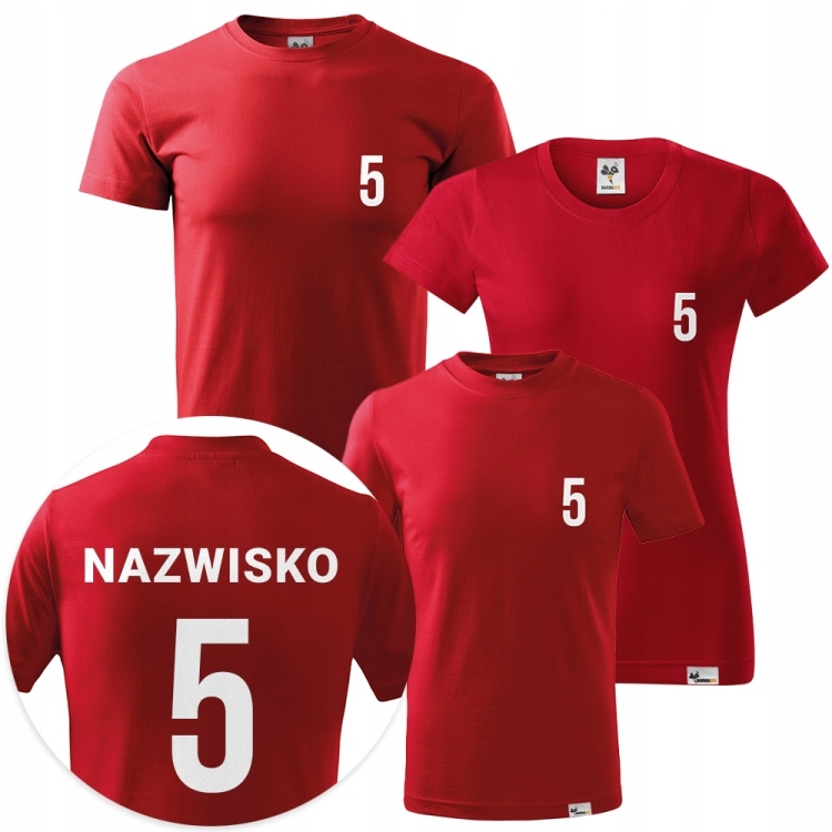 

KT040f Komplet koszulek dla rodziny Kibic Polska