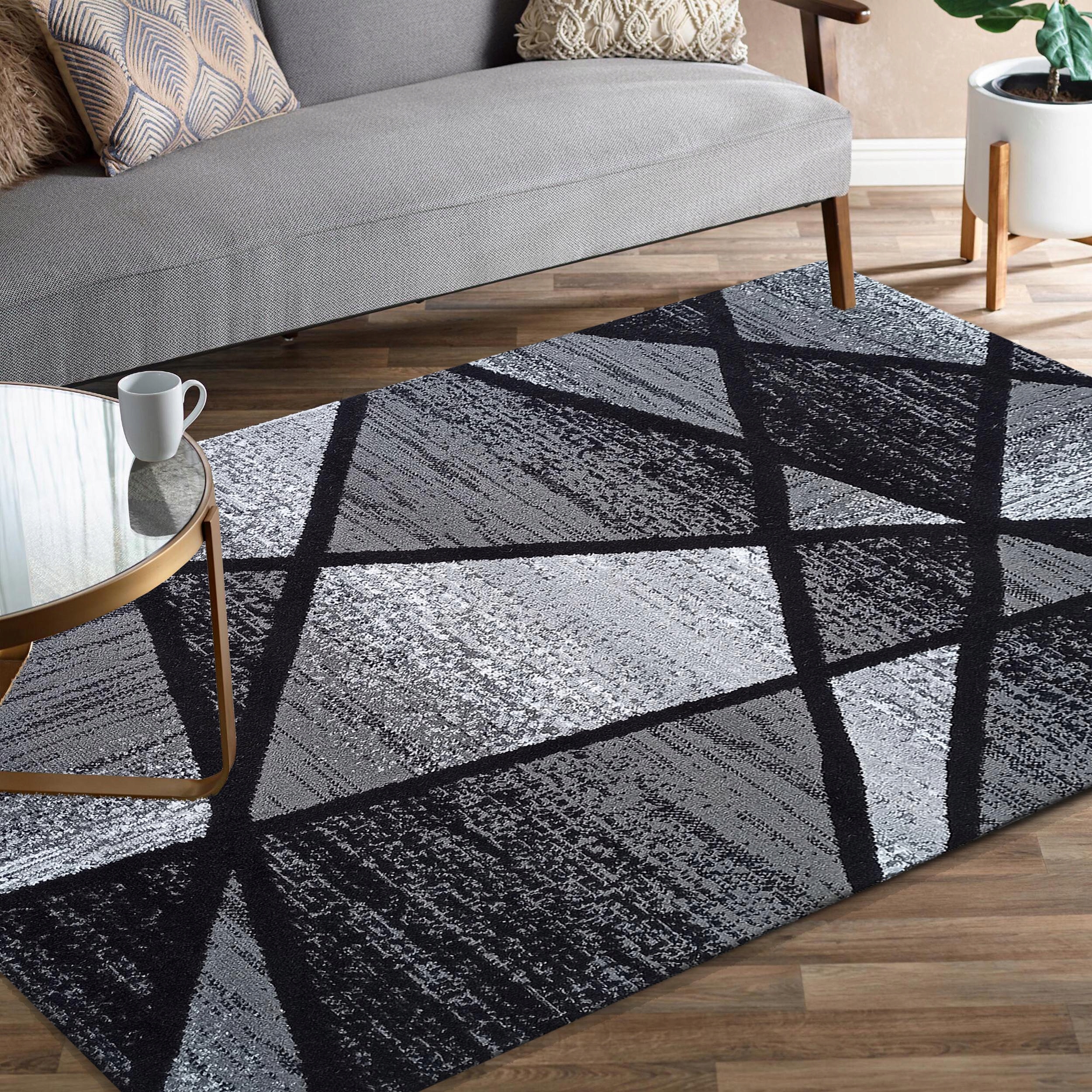 Modny dywan 80x150 BCF Canvas Soho 06-szaro-czarny Kod producenta soh