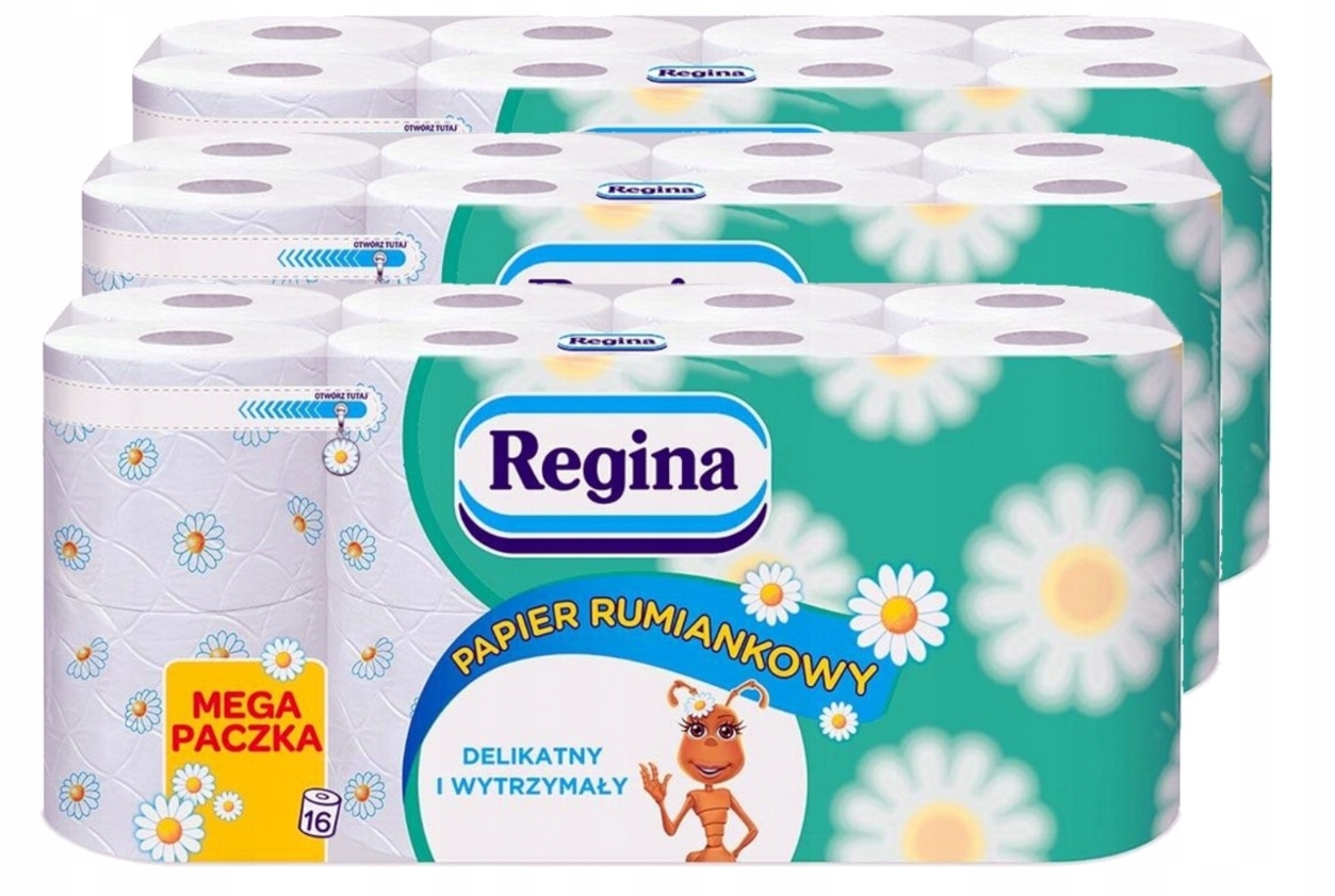 

Regina Rumianek Papier Toaletowy Zestaw 48 Rolek