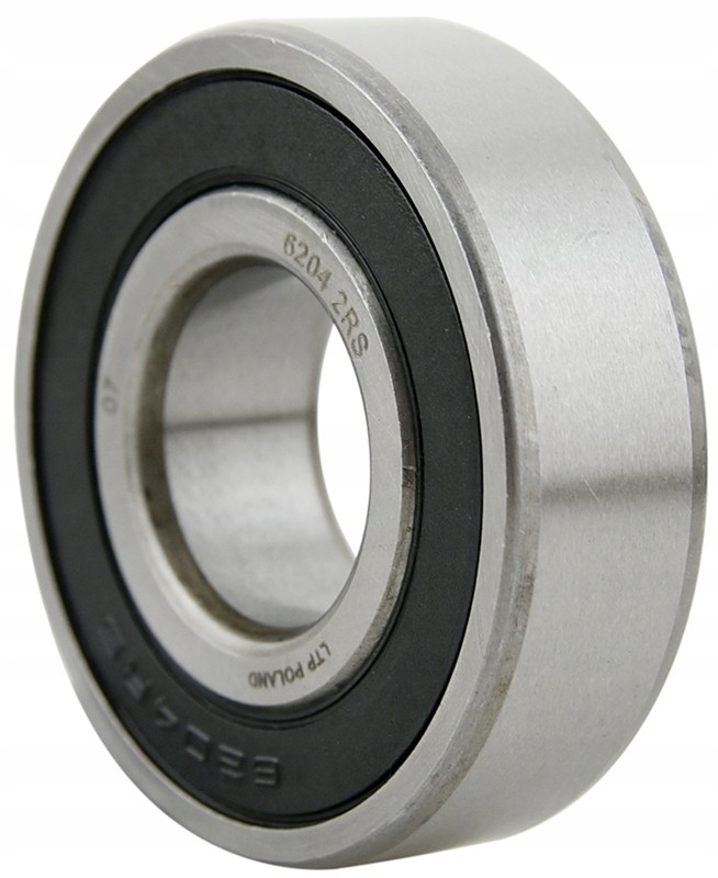 Łożysko 6204 2RS kryte gumą