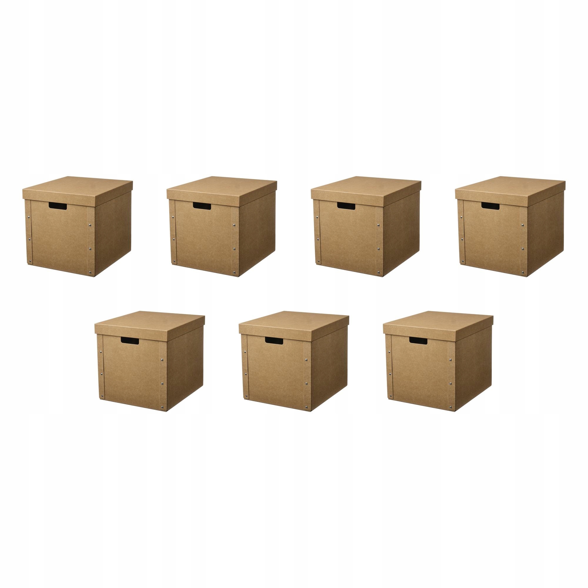 7 ks Nádoba s víkem 32 x 35 x 31 cm přírodní Gardesgard