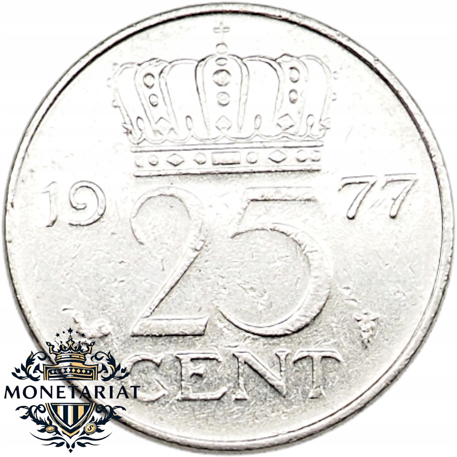 25 CENTÓW 1977 HOLANDIA