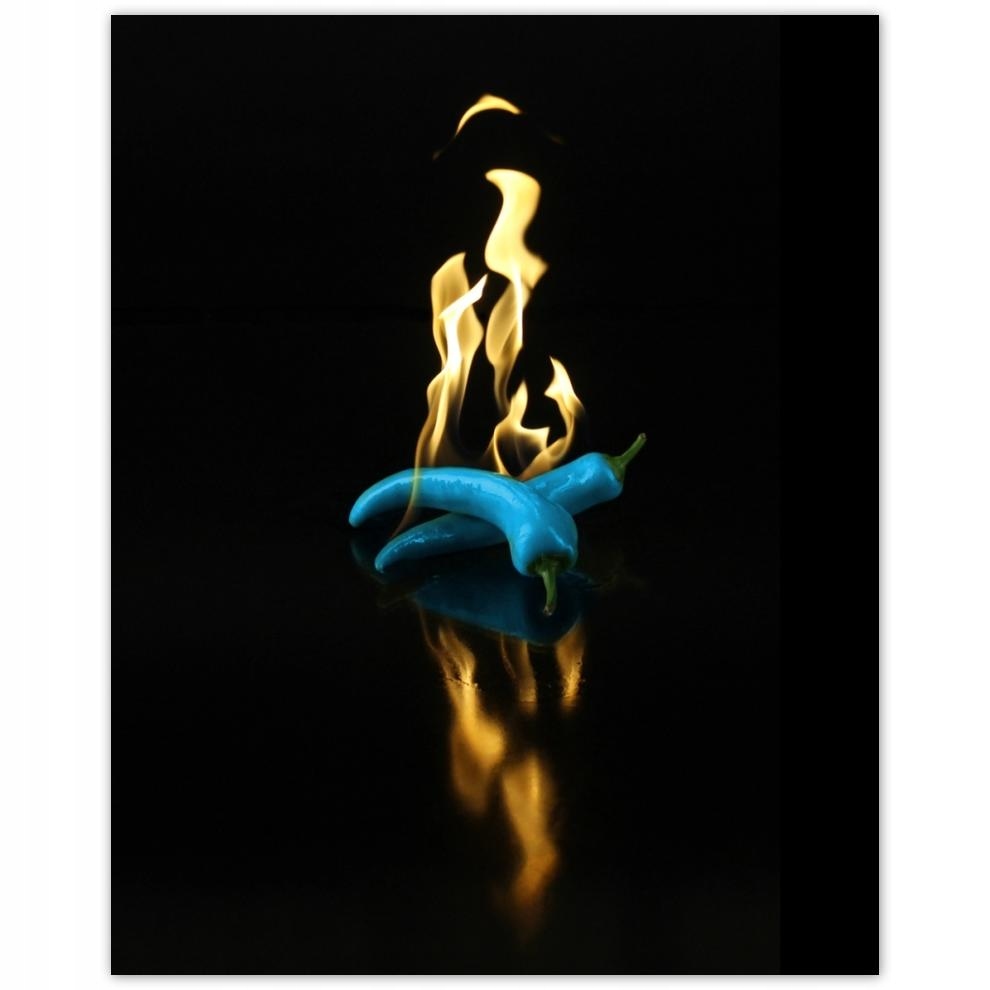 

Plakat 40x50 Niebieska papryka w ogniu