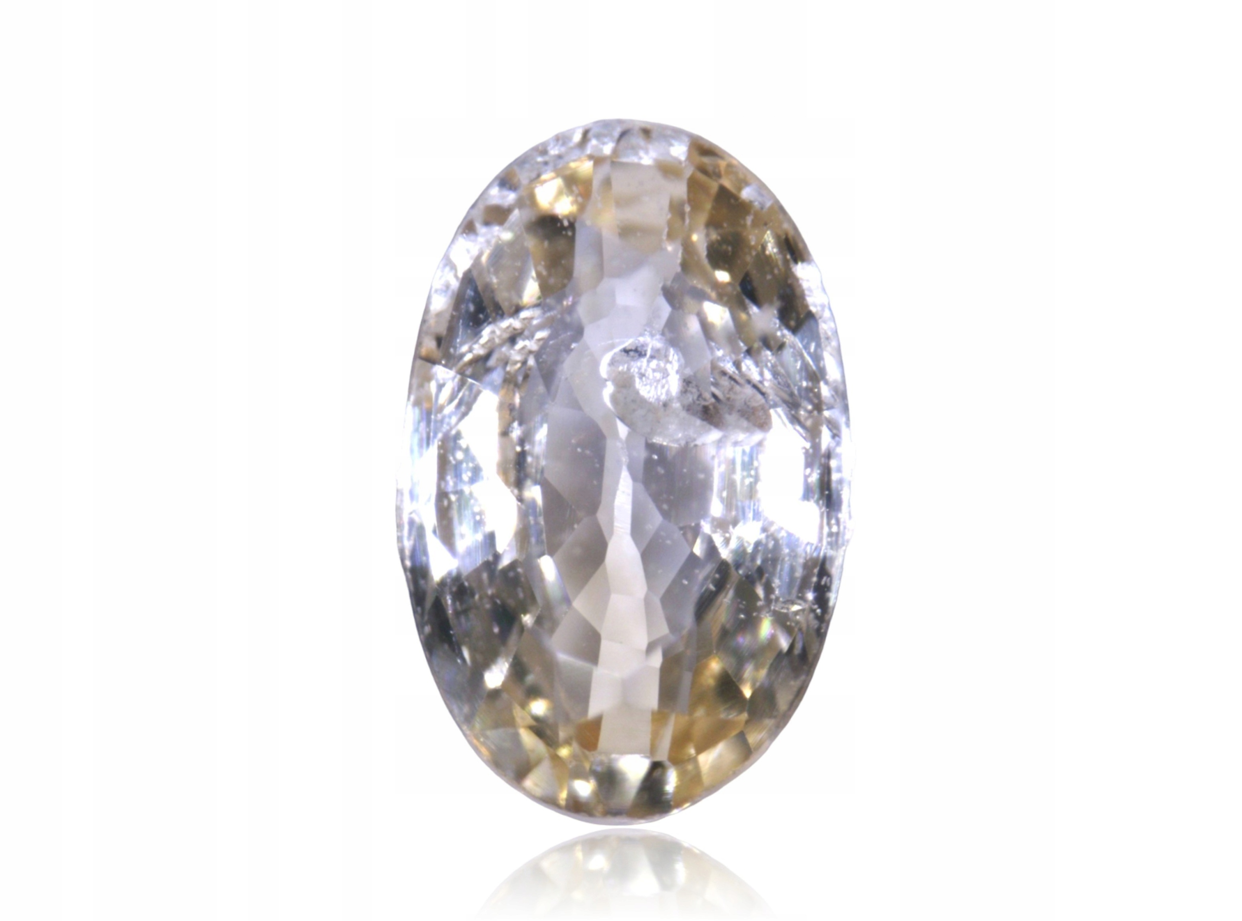 Safír 0.25ct Žlutý Ovál eCertifikát Wbd