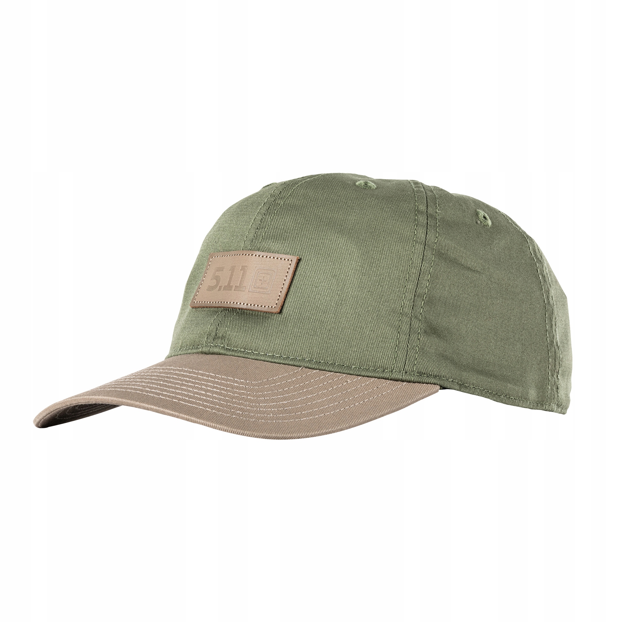 5.11 Čepice Leather Box Logo Cap Tank Green 89200
