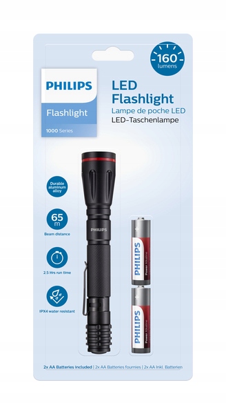 Latarka Led Philips 2xAA duża moc SFL1001P/10