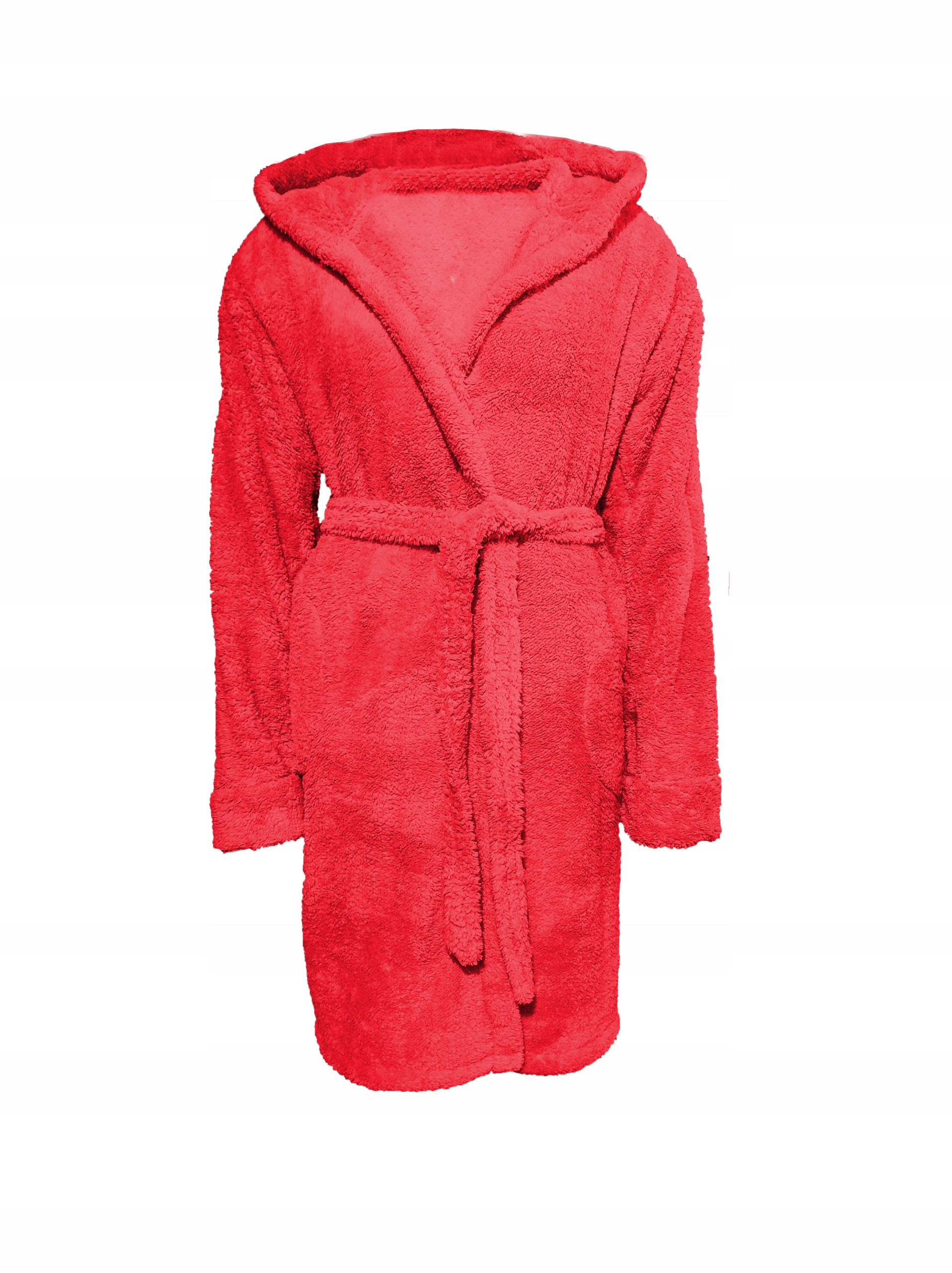 Hřejivý Dámský Župan Kuba Soft Se Zavazováním Kapuce S Malinovými Kapsami XXL
