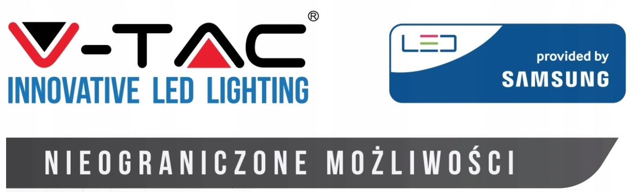 

Projektor Led V-tac 30W Samsung Chip Czarny VT-30