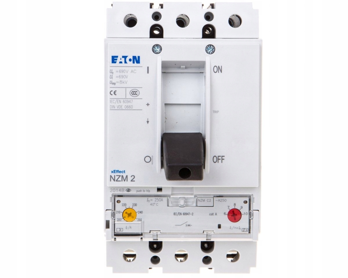 Wyłącznik mocy 250A 3P 36kA NZMC2-A250 271423