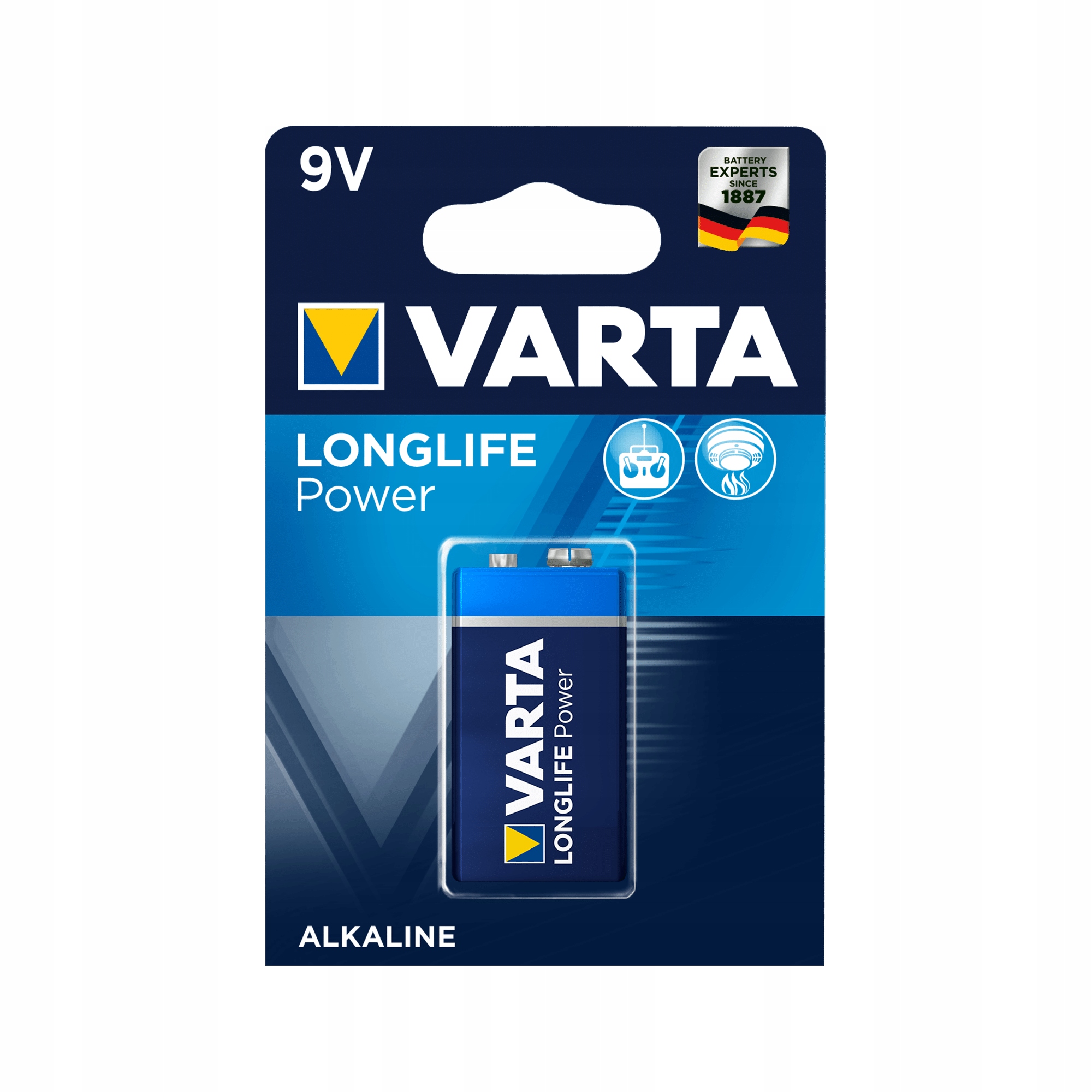 

Bateria alkaliczna Varta 9V Longlife; 1szt.
