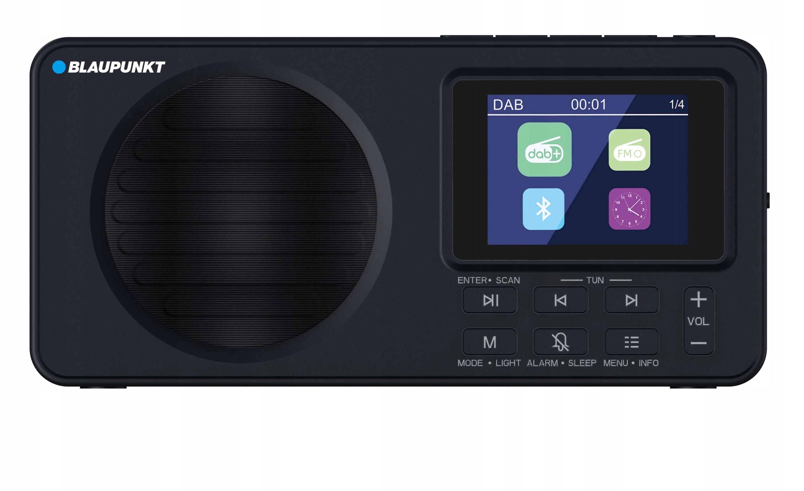 Blaupunkt DR6BK Radio FM, DAB+ Bluetooth Czarny