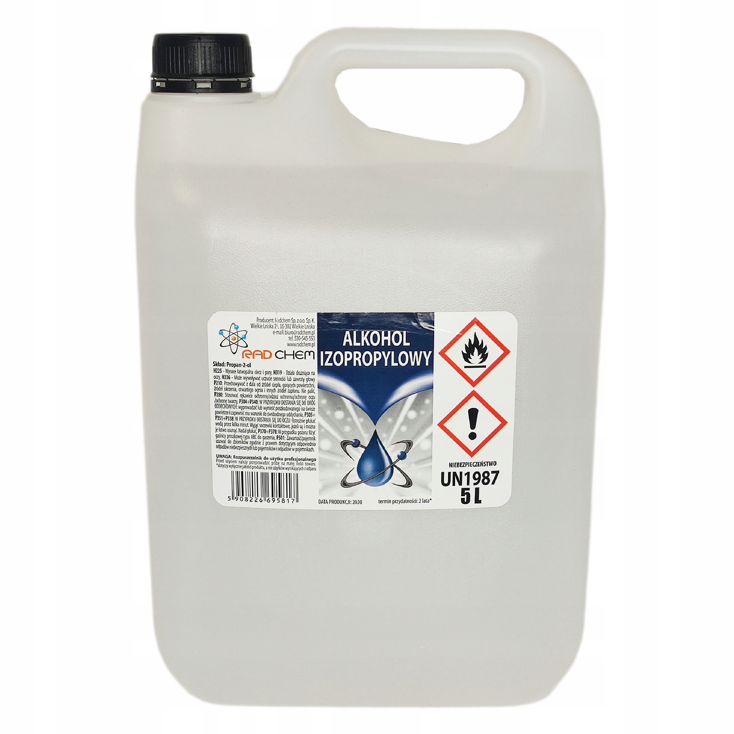 

Ipa Czysty Alkohol Izopropylowy Izopropanol 99% 5L