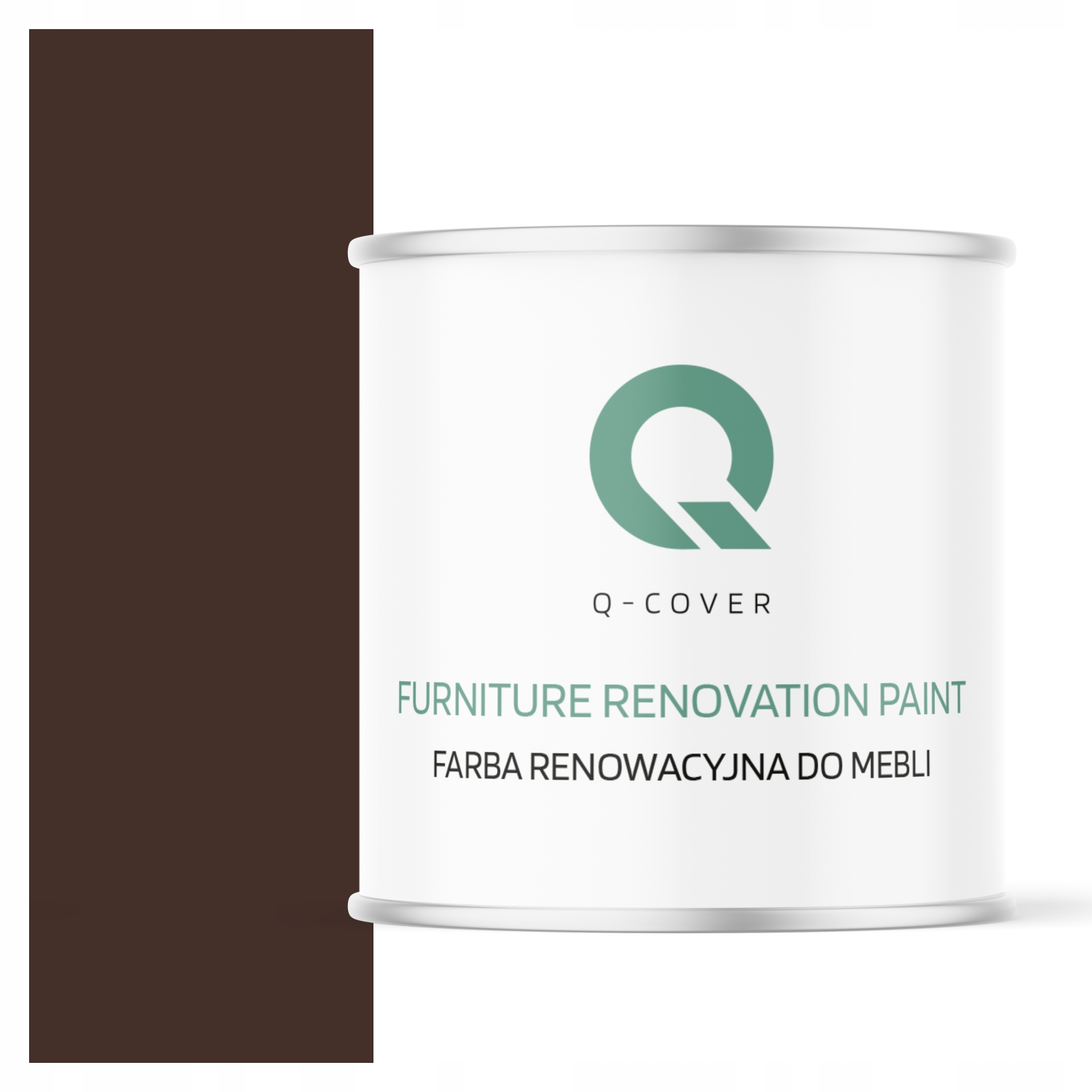 Farba Na Kuchynský Nábytok Na Prednej Strane Skriniek Čokoládovo Hnedá Ral 8017 Mat 2,5 L