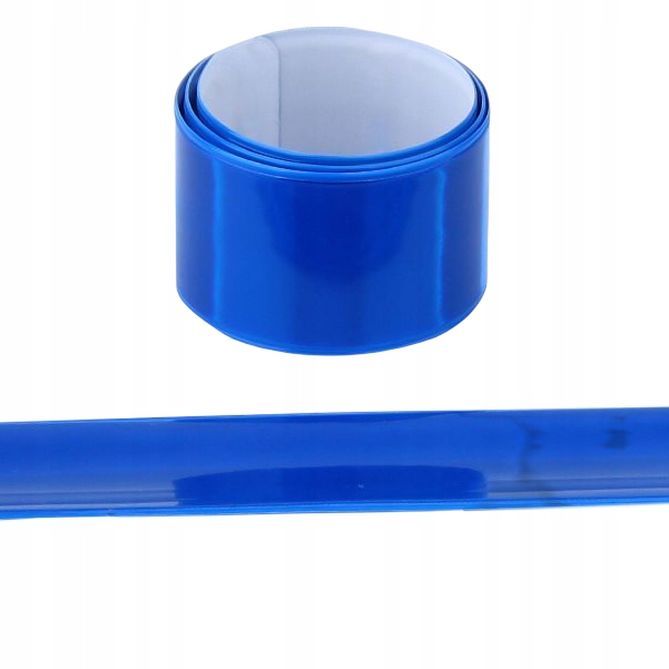 

Rowerowy pasek odblaskowy/taśma niebieski