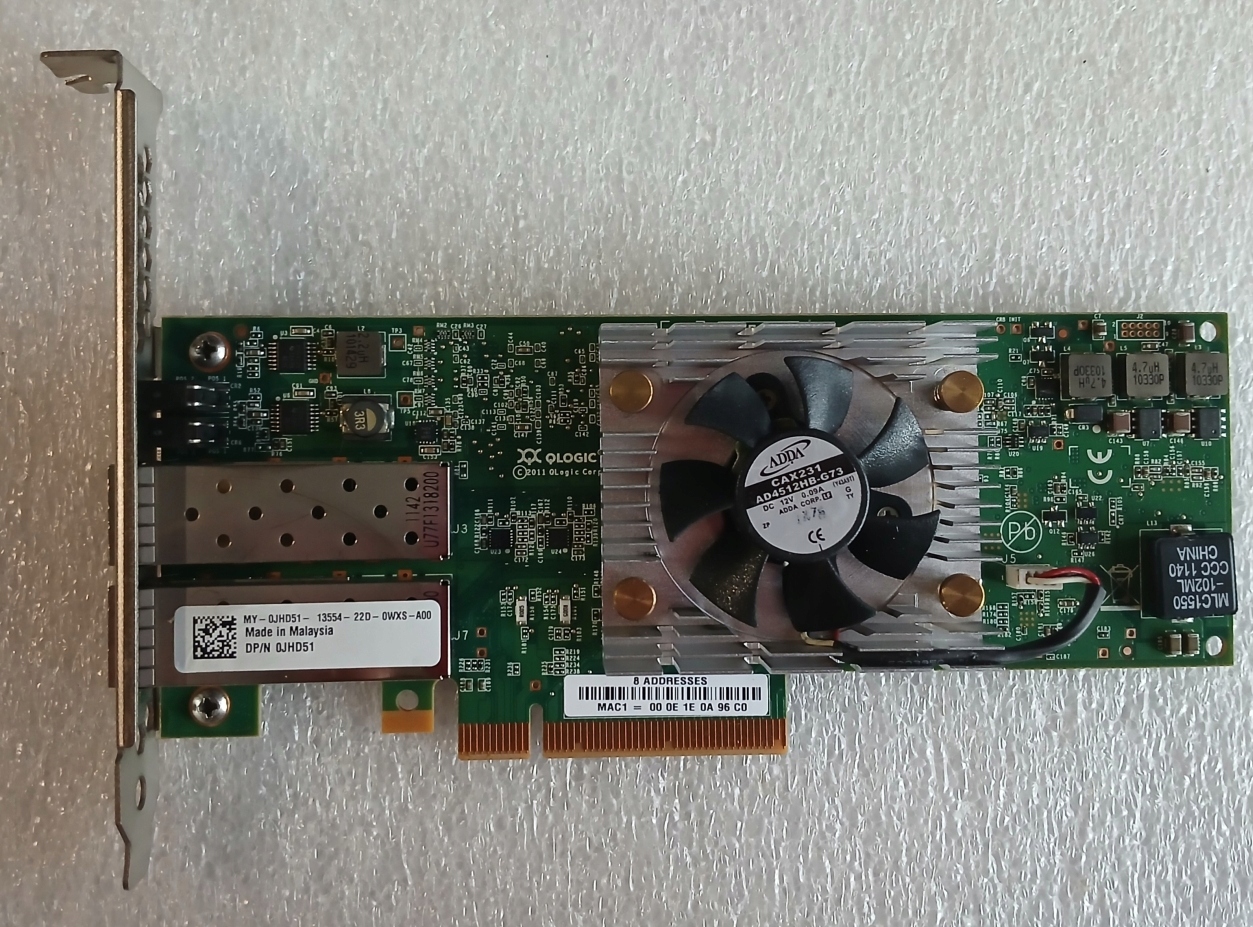 Qlogic QLE8262, Dell 0P11VC, 2 x 10Gb SFP+