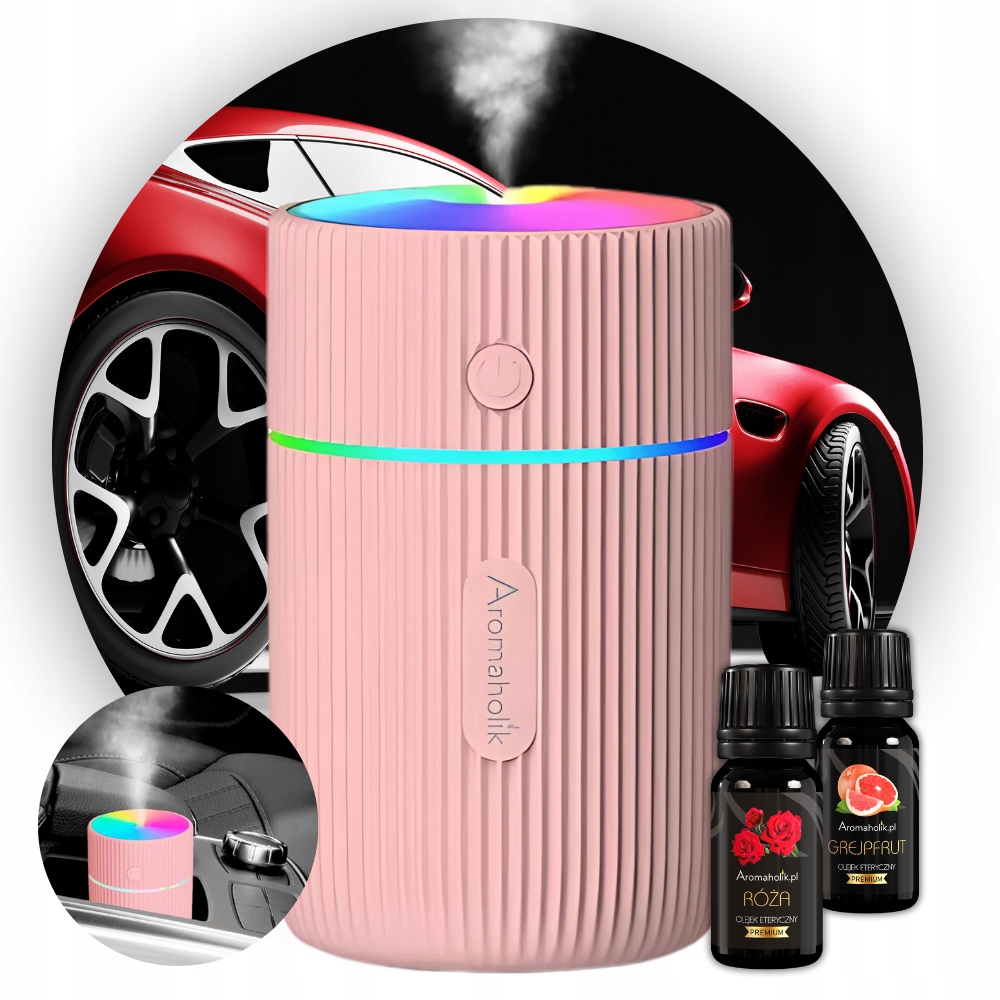 Dyfuzor do Samochodu Nawilżacz Powietrza Olejek