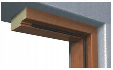 Přímá Zárubeň 2 závěsy