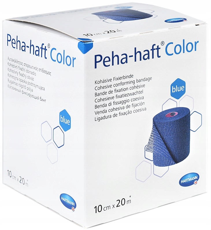 

Hartmann Peha-haft Color Blue, 10cm x 20m, 1szt.