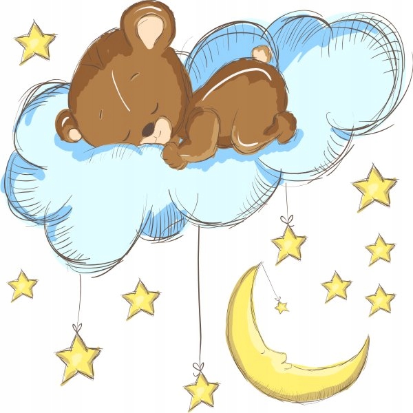 

Naklejka na ścianę dla dzieci - Miś Misie Miśki 32