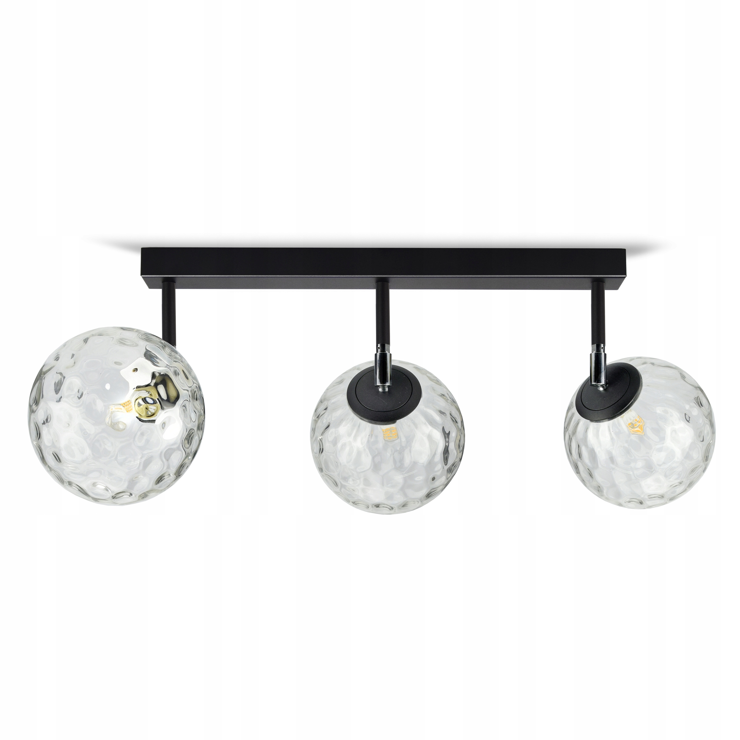 Stropní Svítidlo Stropní Svítidlo Lustr Tři skleněné koule Průhledné BGR3 Led G9