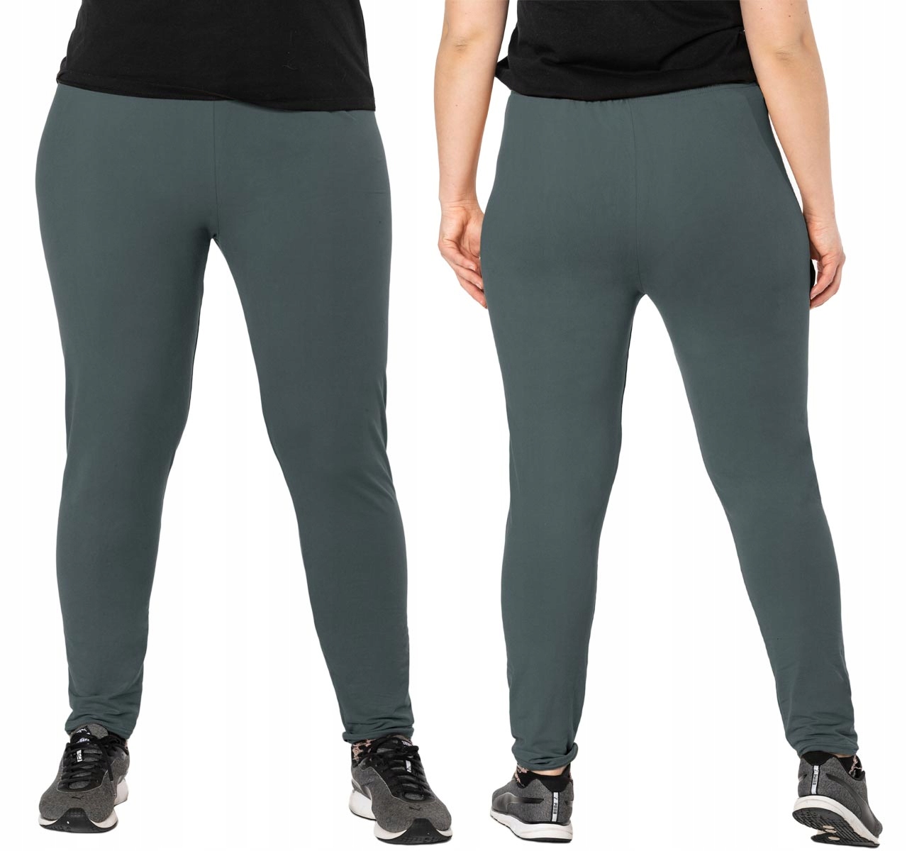 

Duże Legginsy Getry Damskie Bambusowe 202019-3 3XL