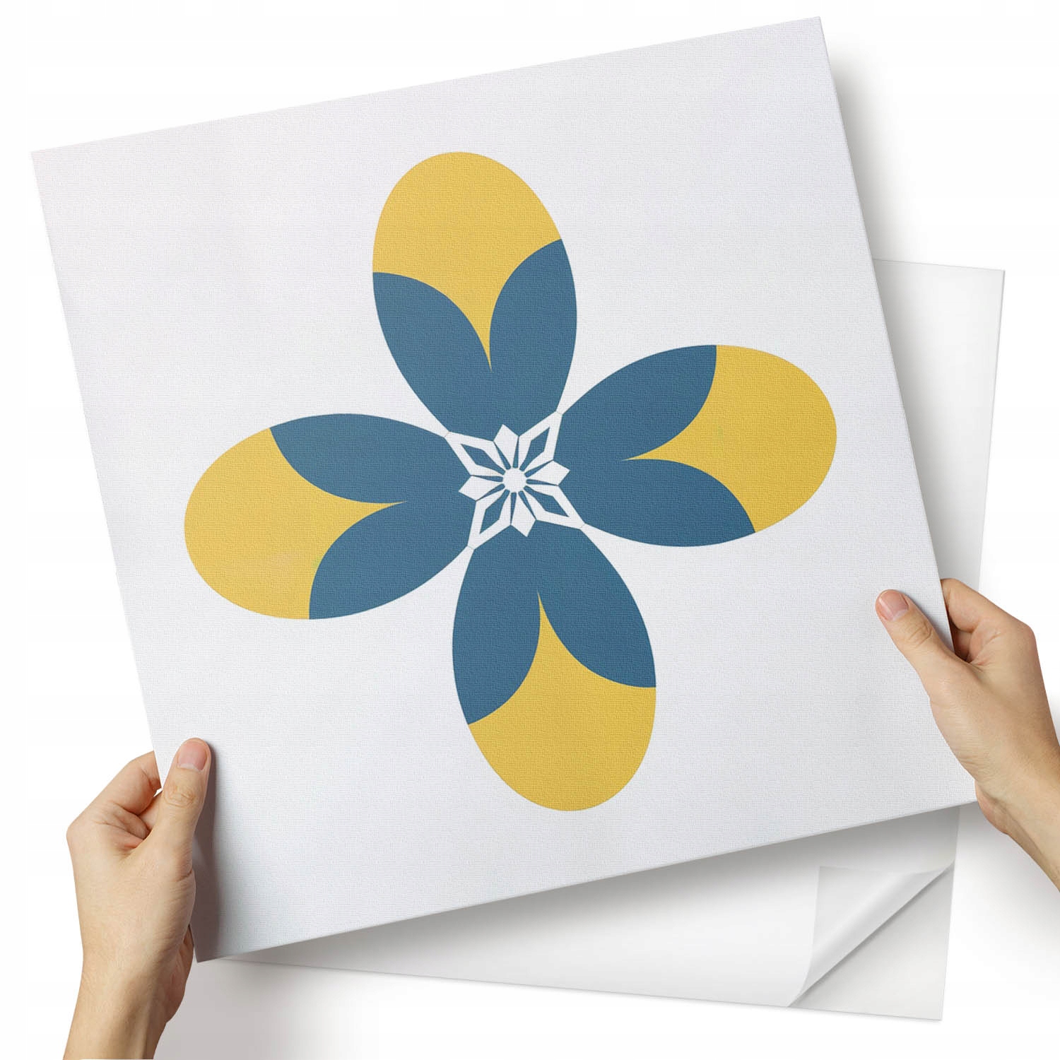Balíček Pvc vinylových panelů Symetrie v květinových tvarech 4x50x50 cm