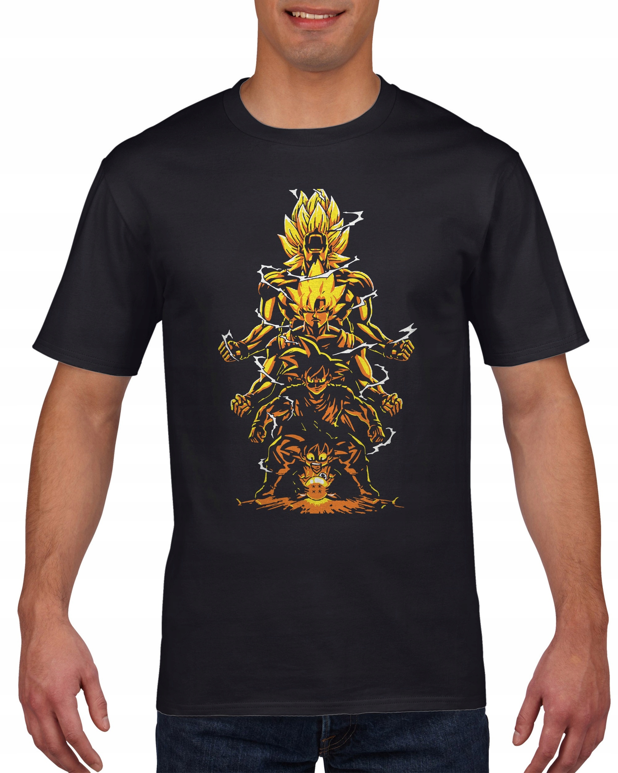 

Koszulka męska Dragon Ball Super Saiyan c M