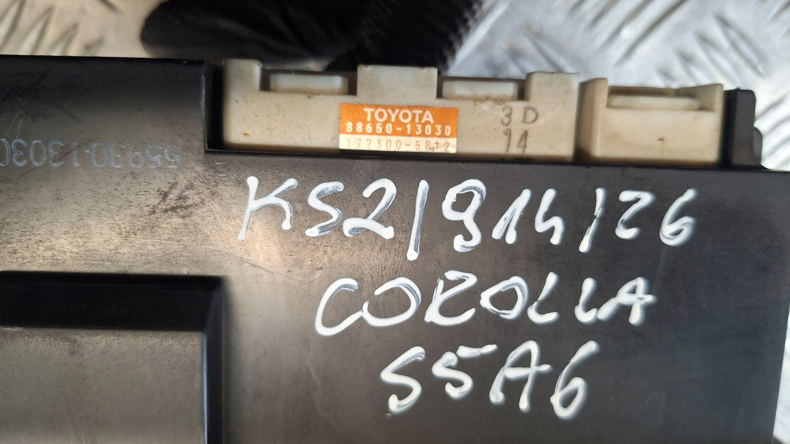 PANEL air conditioning devices TOYOTA COROLLA