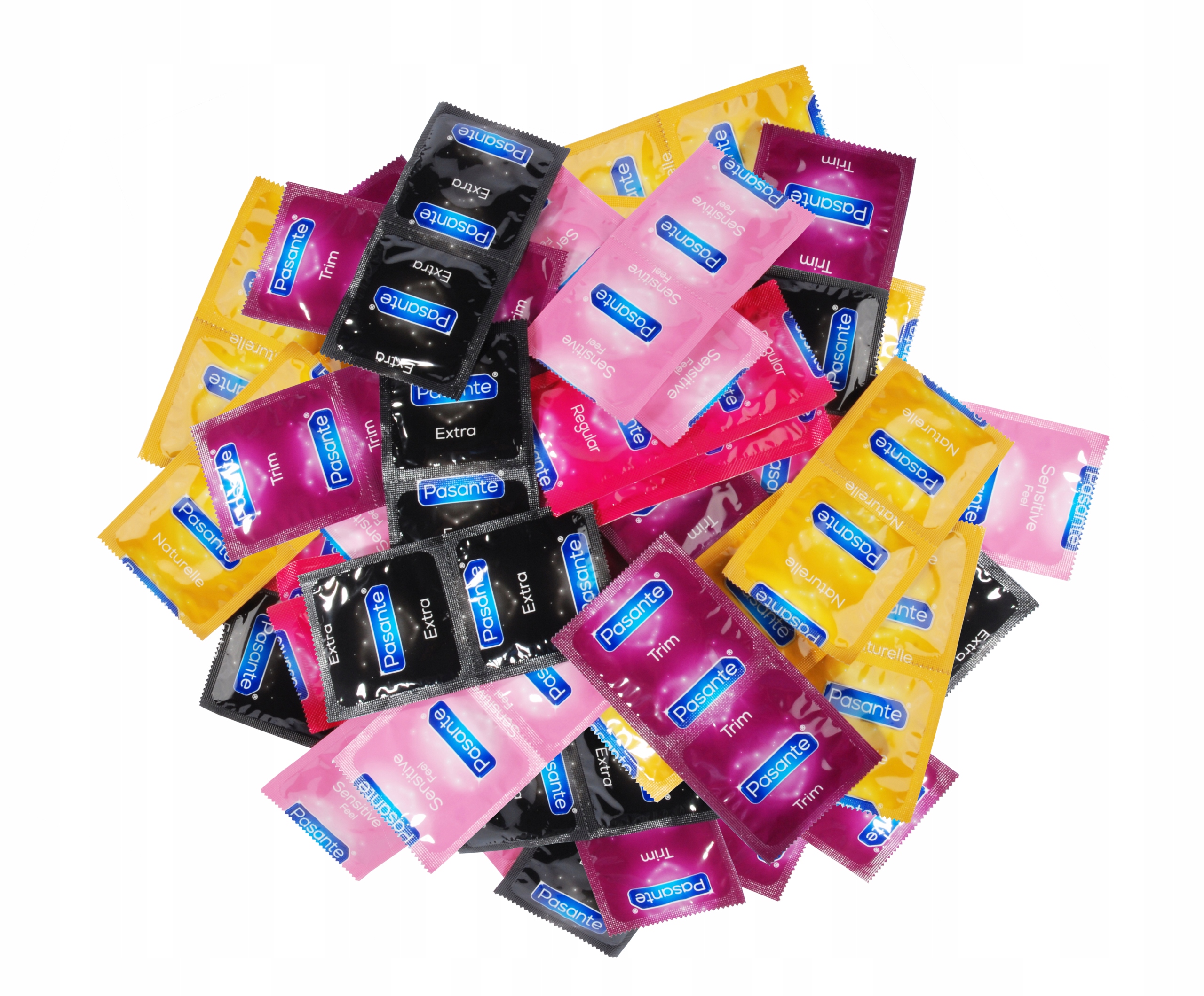 

Prezerwatywy Pasante MIX 5 Rodzajów - 50 Sztuk