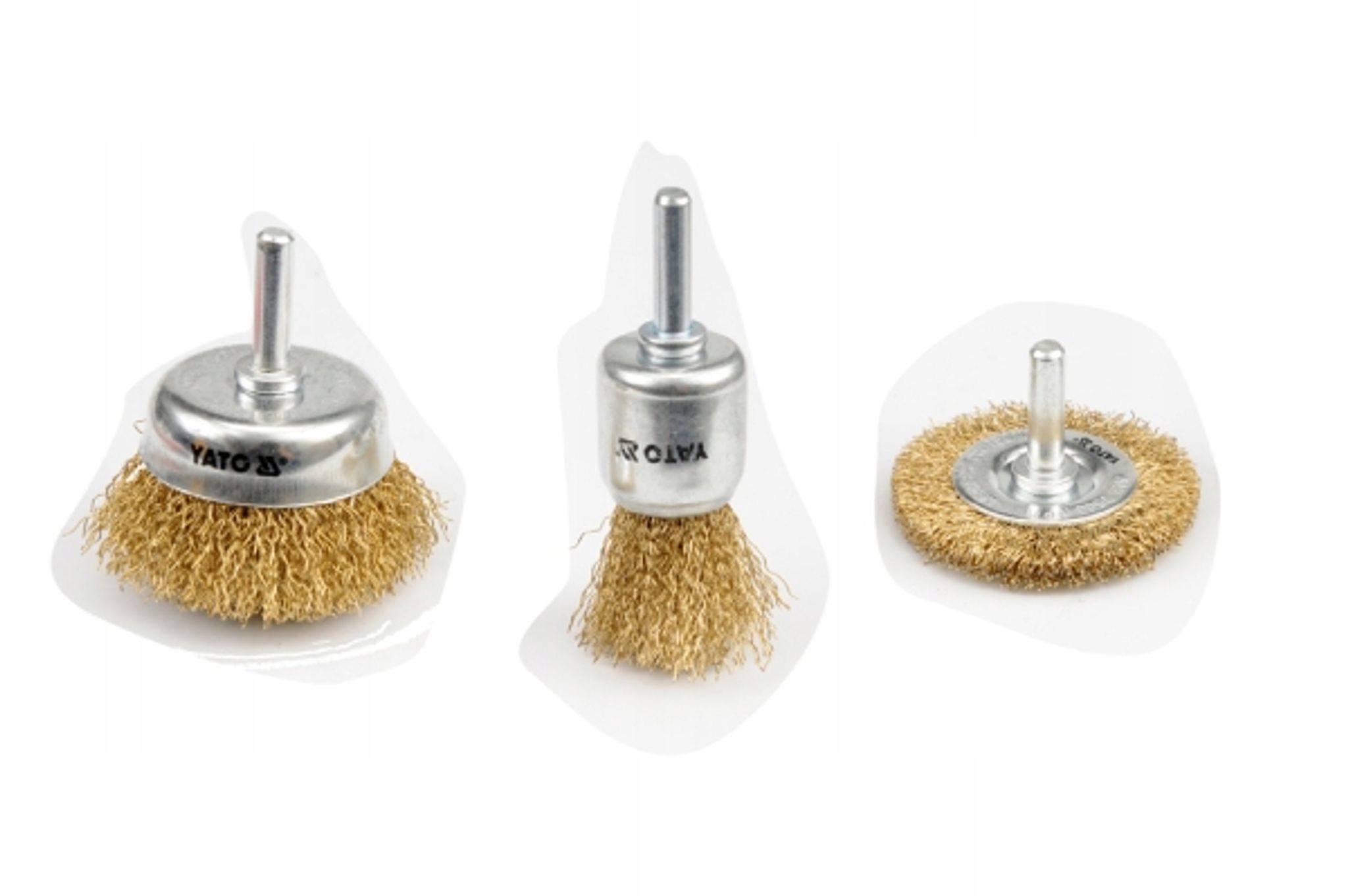 YATO ZESTAW 3SZT SZCZOTEK MOSIEZNYCH