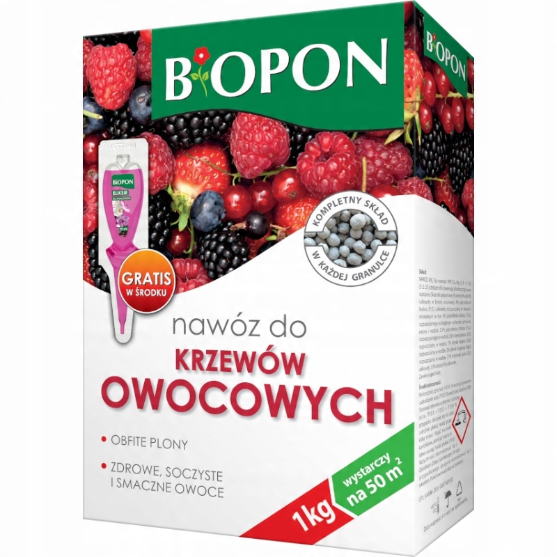 

Nawóz do krzewów owocowych obfite plony Biopon