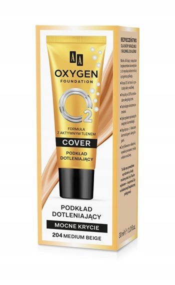 

Aa Oxygen Foundation Podkład Mocno Kryjący 204