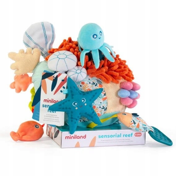

Miniland Kostka Sensoryczna Kolorowa Rafa Koralowa
