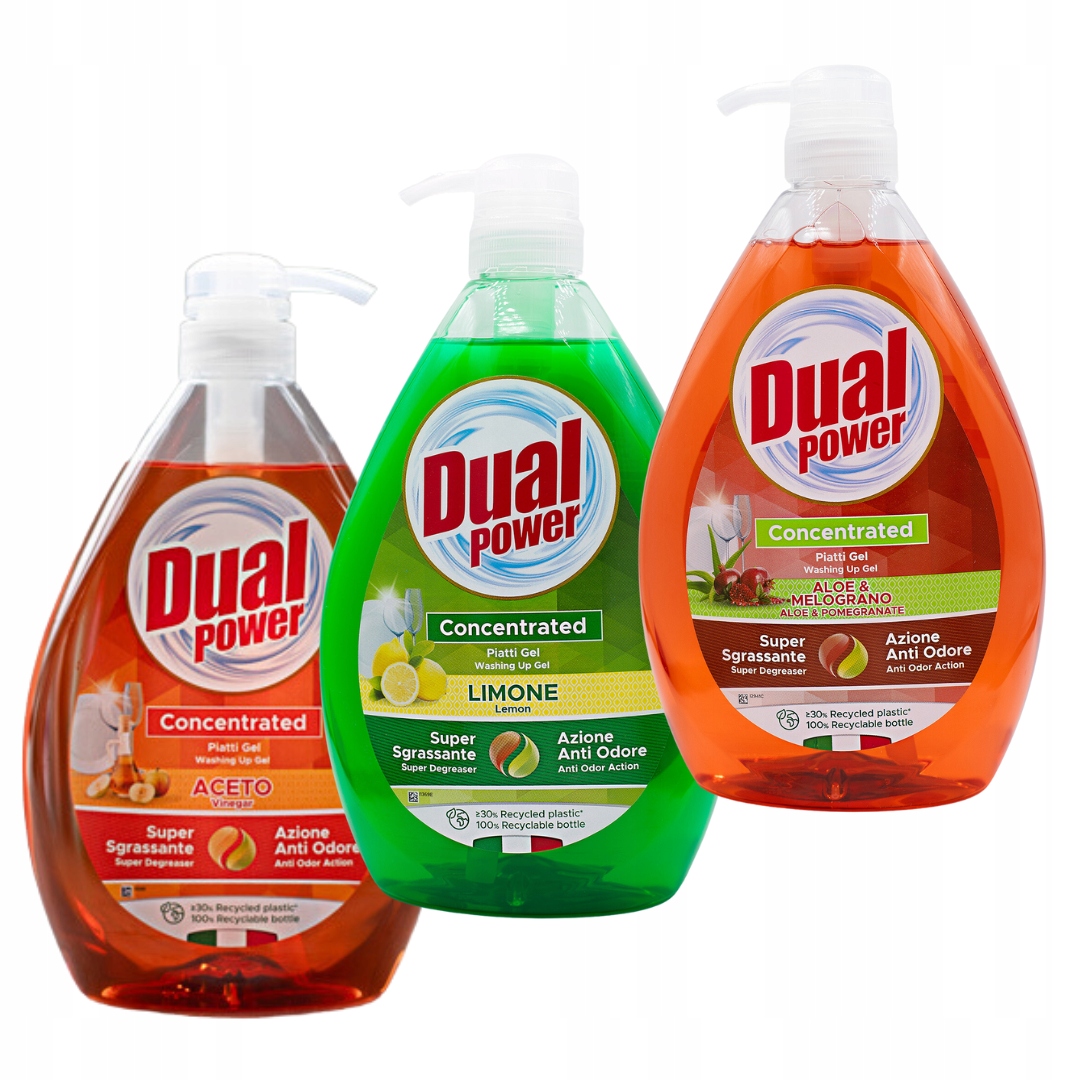Levně Sada Dual 3 tekutin pro nádobí Ala