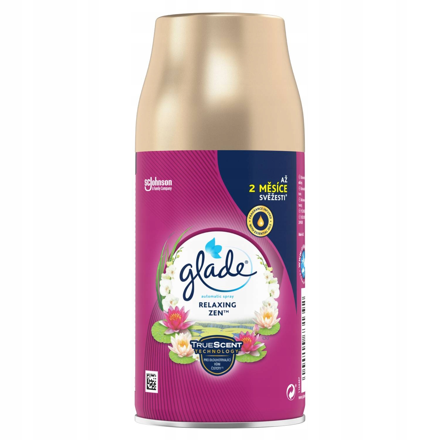 ZAPAS DO AUTOMATYCZNEGO ODŚWIEŻACZA POWIETRZA GLADE RELAXING ZEN 269ML Kod producenta 325808