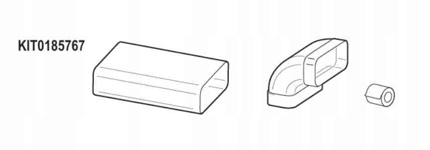 Elica KIT0185767 Zestaw wyjścia centralnego do Elica NikolaTesla Suit