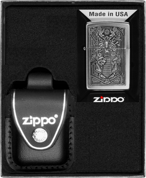 Sada Zippo Zapalovač Pinball Machine Dárkový No3
