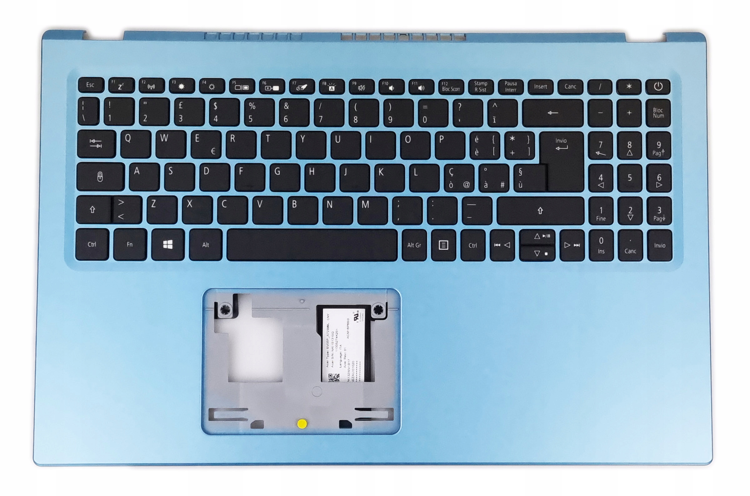 Nová Klávesnice Pro Notebook Acer Aspire A515-56 A515-56G Italská