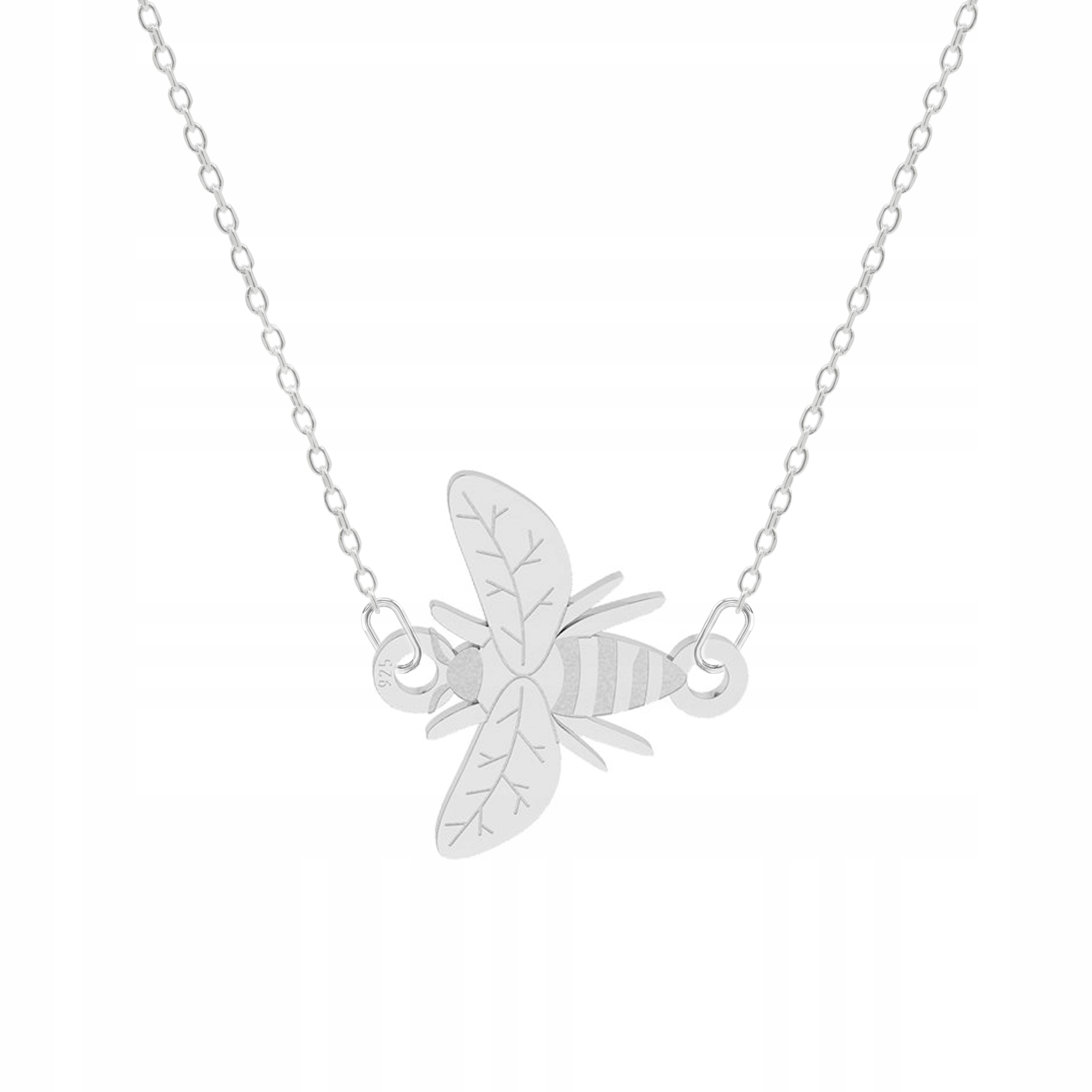 

Łańcuszek srebrny naszyjnik 925 Pszczoła