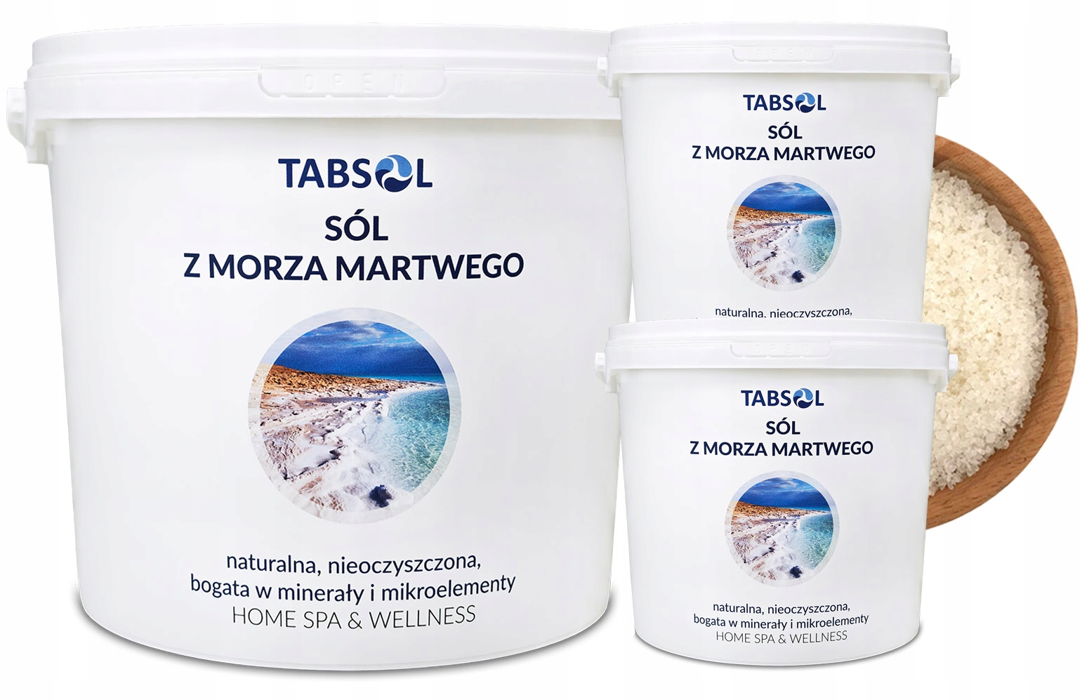 Naturalna Sól z Morza Martwego Jordania Spa