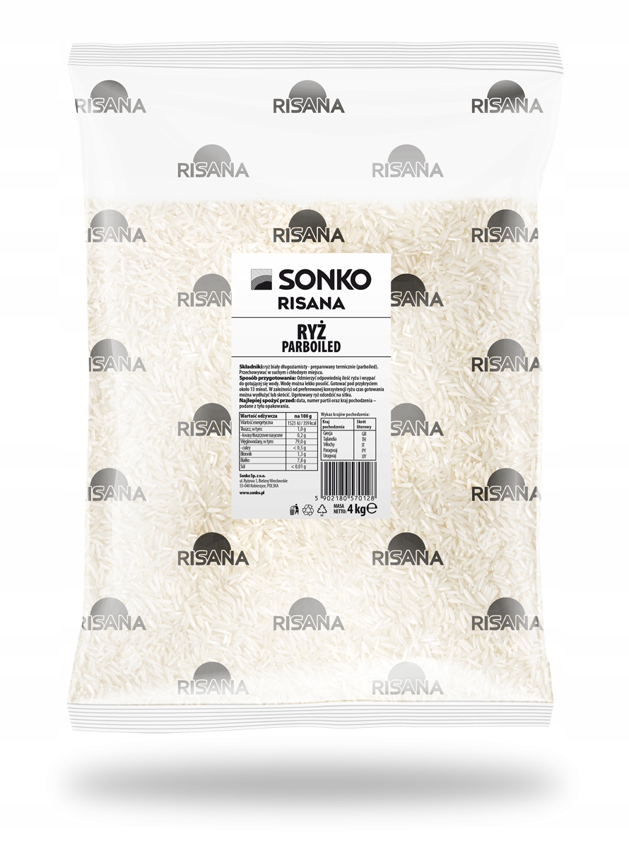 Parboiled rýže Sonko 4 kg
